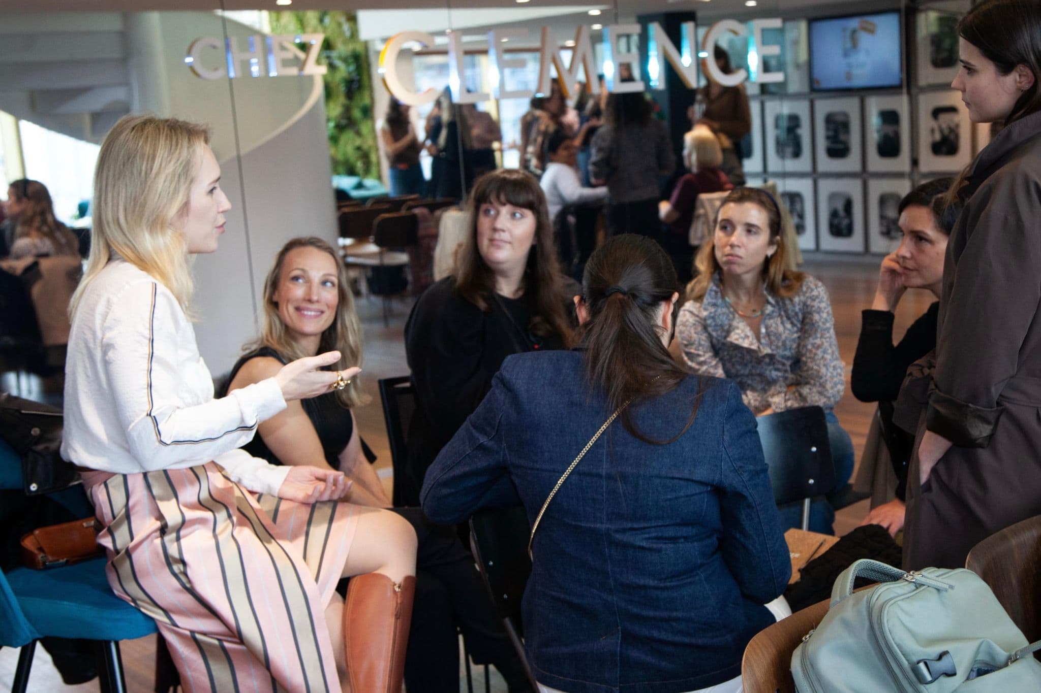 Daria Demchenko on a deep-tech panel at Unlock VC